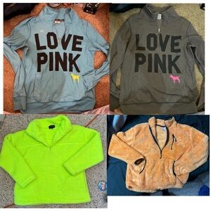 4 1/4 zip sweatshirt bundle